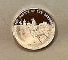 1974 SOVEREIGN NATION OF THE SOUTHERN UTE COIN .999 SILVER, NEW