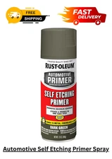Automotive Self Etching Primer Spray 12 Oz Matte Dark Green US