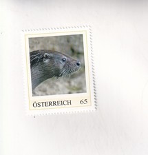BRIEFMARKE PM Österreich ZOO SALZBURG Eurasischer FISCHOTTER Postfrisch