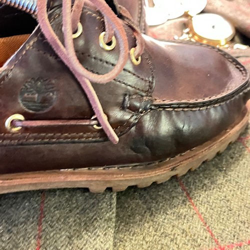 Timberland Boat Shoes Men 9.5M Oxblood 3 Eye - Picture 22 of 24