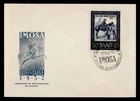 DR WHO 1952 GERMANY SAAR FDC IMOSA STAMP DAY SEMI POST R55385