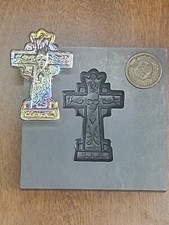 Cross 3D Graphite Ingot Mold for Gold Silver Copper Tin Melting Casting Refining