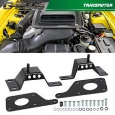 Fit For 79-04 Mustang LS1 5.3L Engine Swap Adapter Plates w/ 4.6L Solid Mounts