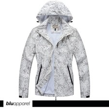 Ladies Printed Waterproof Rain Jacket Walking Hiking Everyday wear Jacket Spring