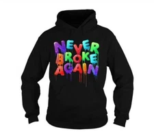 Never broke again shirts, hoodies, Cotton, Unisex, FREE SHIPPING