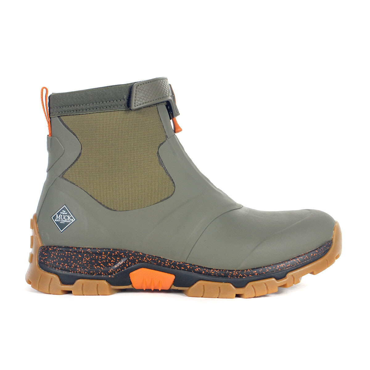 Muck Boots Men's Apex Mid Zip Olive Waterproof Boots AXMZ302 | eBay