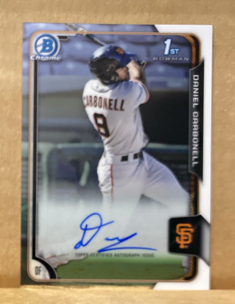 2015 Bowman Chrome Prospects Autographs #BCAP-DC Daniel Carbonell AUTO |  eBay