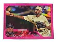 2023 Topps Chrome Update Miguel Castro Pink /399 #USC57