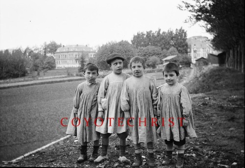 9 Foto Negative SPANIEN 1900er MADRID alte Stierkampfarena ARME WAISEN & andere Ansichten B