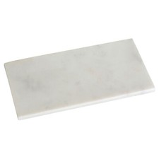 White Marble Rectangular Food Lunch Dinner Serving Tray Board Table Centrepiece