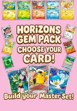Pokémon S-Chinese Gem Pack Horizons Choose Your Card – Captain Pikachu & SIngles