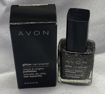 NIB Avon Glitter Nail Enamel 12ml 0.4oz Sparkling Sky  New Old Stock