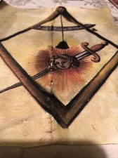 Antico Manoscritto Illustrato Del 1700 Massoneria Iniziazione Esoterismo