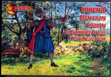 Mars Figures 1/72 IMPERIAL MERCENARY INFANTRY SUMMER Thirty Years War Figure Set