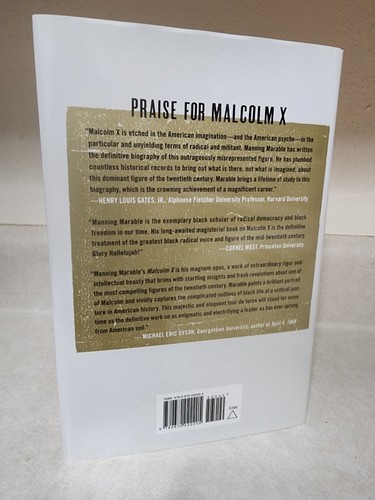 MALCOLM X Manning Marable PULITZER PRIZE 1st Edition First Printing CIVIL RIGHTS - Picture 3 of 10