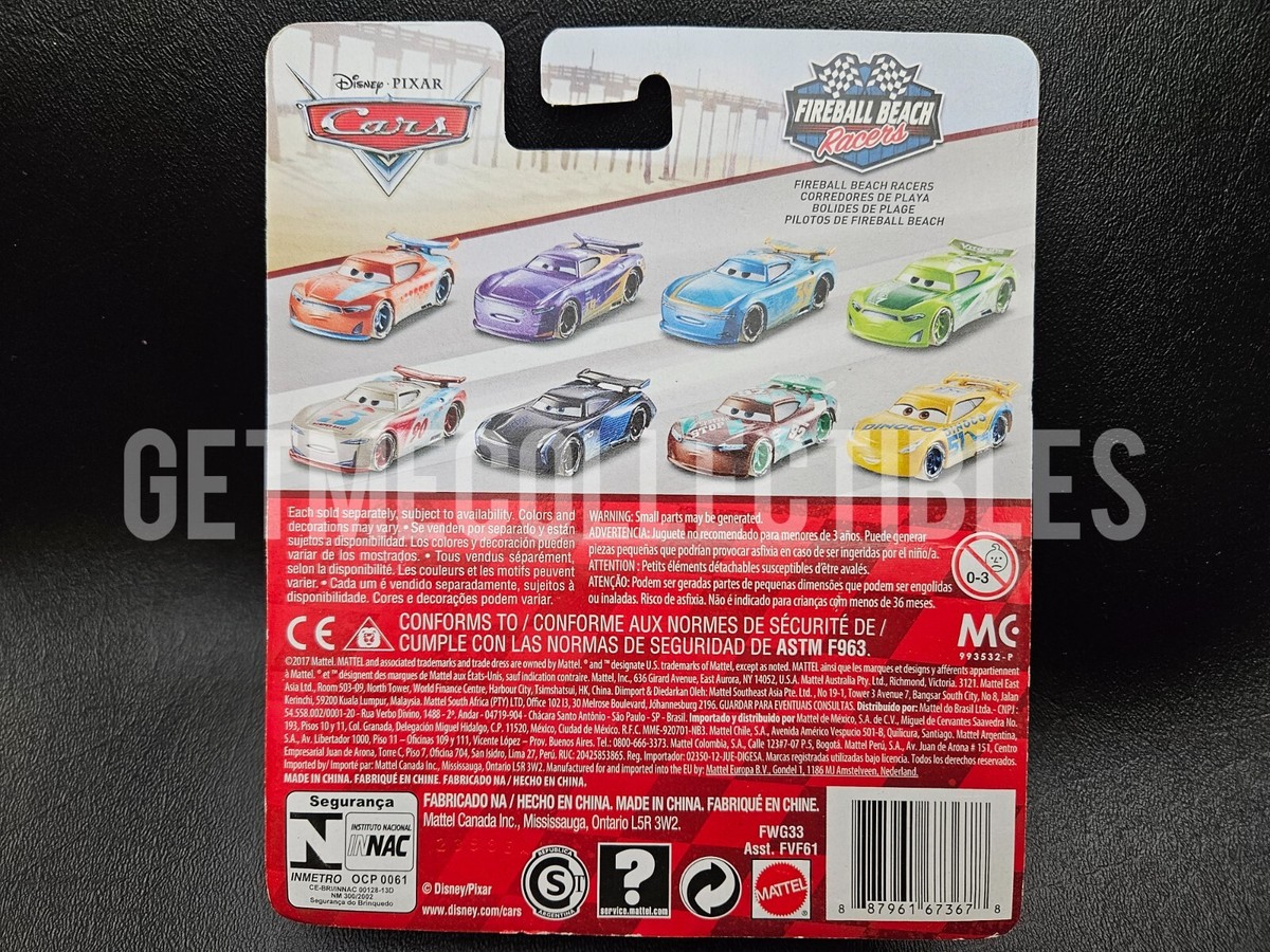 DISNEY PIXAR CARS FIREBALL BEACH RICH MIXON TANK COAT SAVE 6% GMC