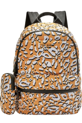 NWT Ted Baker London Leopard Print Puffer Backpack with 
