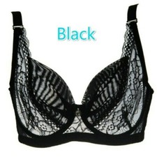 Lady Lace Bra B C D Cup Sheer No Padded Underwire Lingerie Underwear Breathable