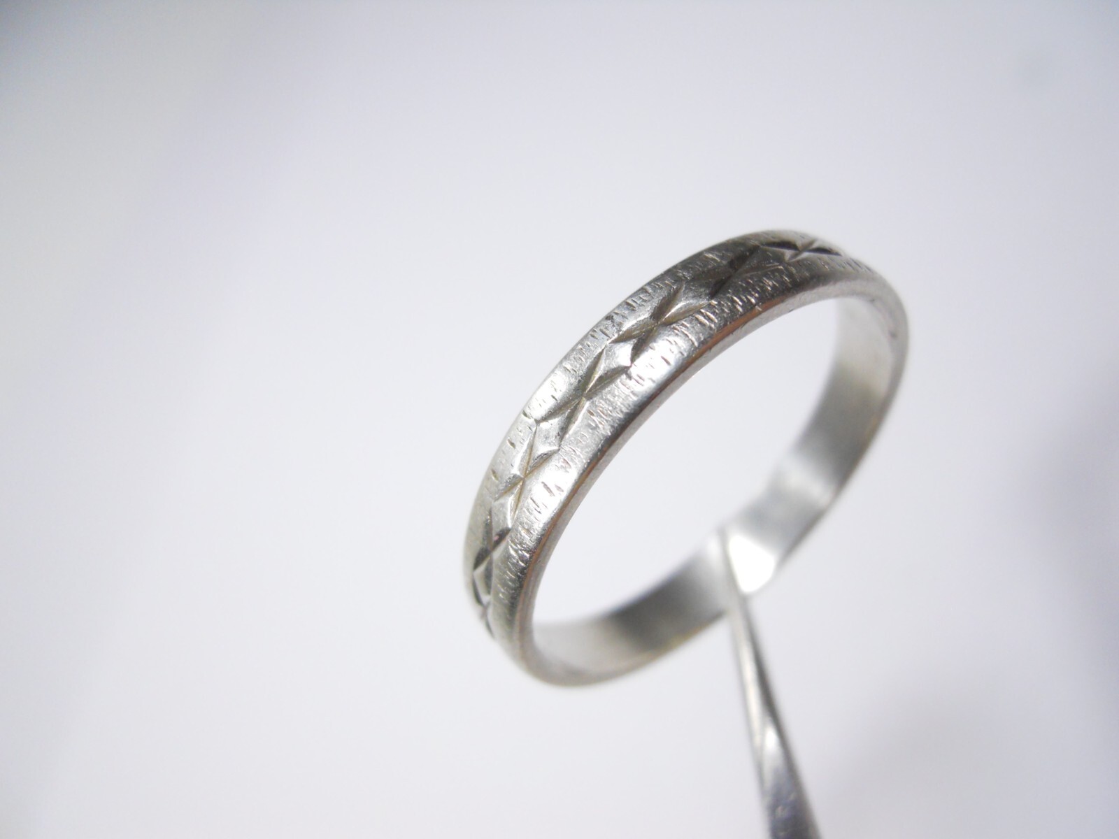 VINTAGE XXX PATTERN STACKABLE DESIGNERS STERLING … - image 11