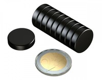 5 X Scheibenmagnet Rundmagnet Ø 20 Mm, HöHe 5 Mm Neodym N42 Epoxid - HäLt 6,1 Kg
