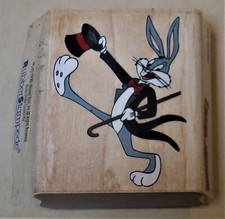 RUBBER STAMPEDE STAMP LOONEY TUNES STEPPING OUT 011-E BUGS BUNNY