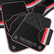 To fit Daihatsu Grand Move 1997-2001 Black Car Mats Tailored + Dual Trim [FW]