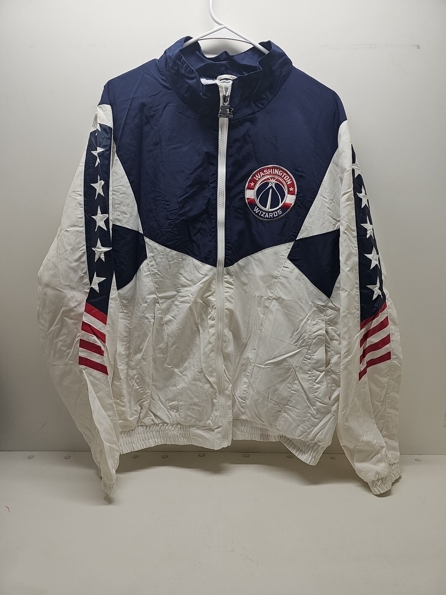 VTG Washington Wizards Jacket Size XL Starter 90' NBA