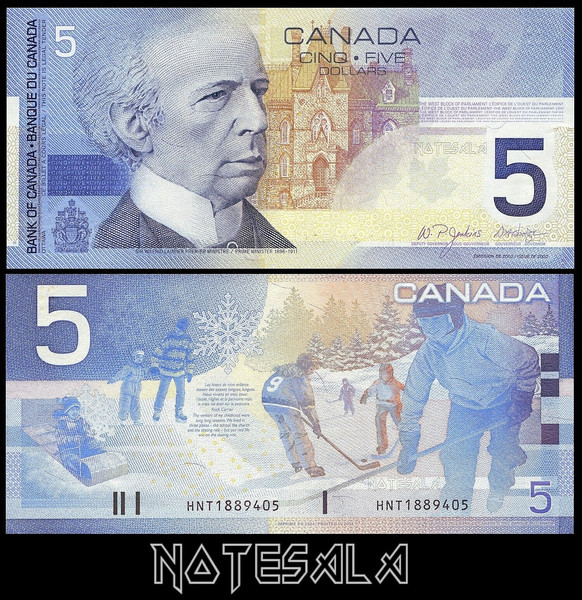 CANADÁ 5$ DÓLARES 2004 Pick-101c AUNC Sobre Sin Circular