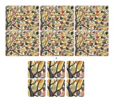 Pimpernel Dancing Branches Placemats & Coasters - Set of 6