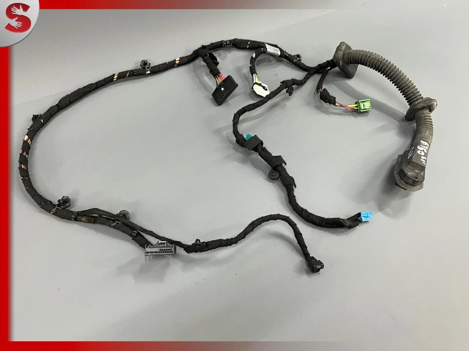 02-08 Arnés de cableado de puerta delantera BMW 745Li 750LI 13318810 OEM Foto 4 de 4
