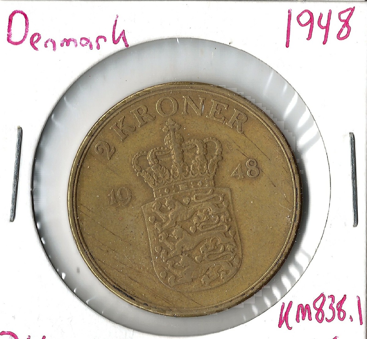 デンマーク776クローネ デンマーク776クローネ 1948 Denmark 1 Krone Coin – History, Value