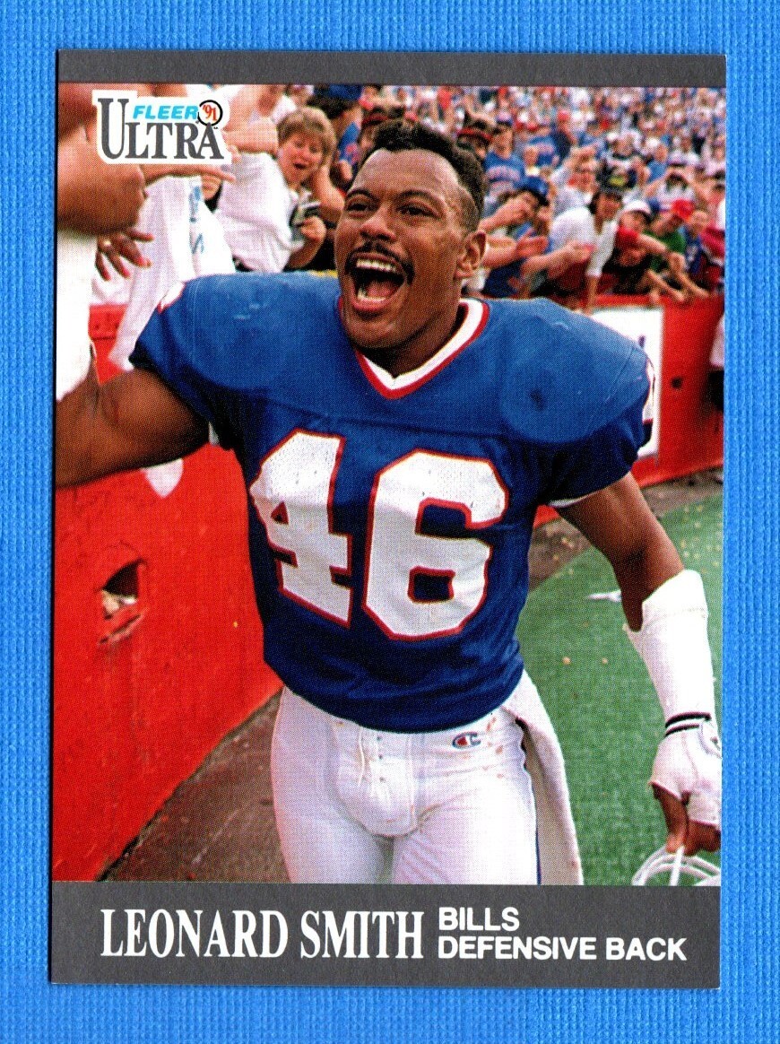 1991 Ultra #9 Leonard Smith Bills