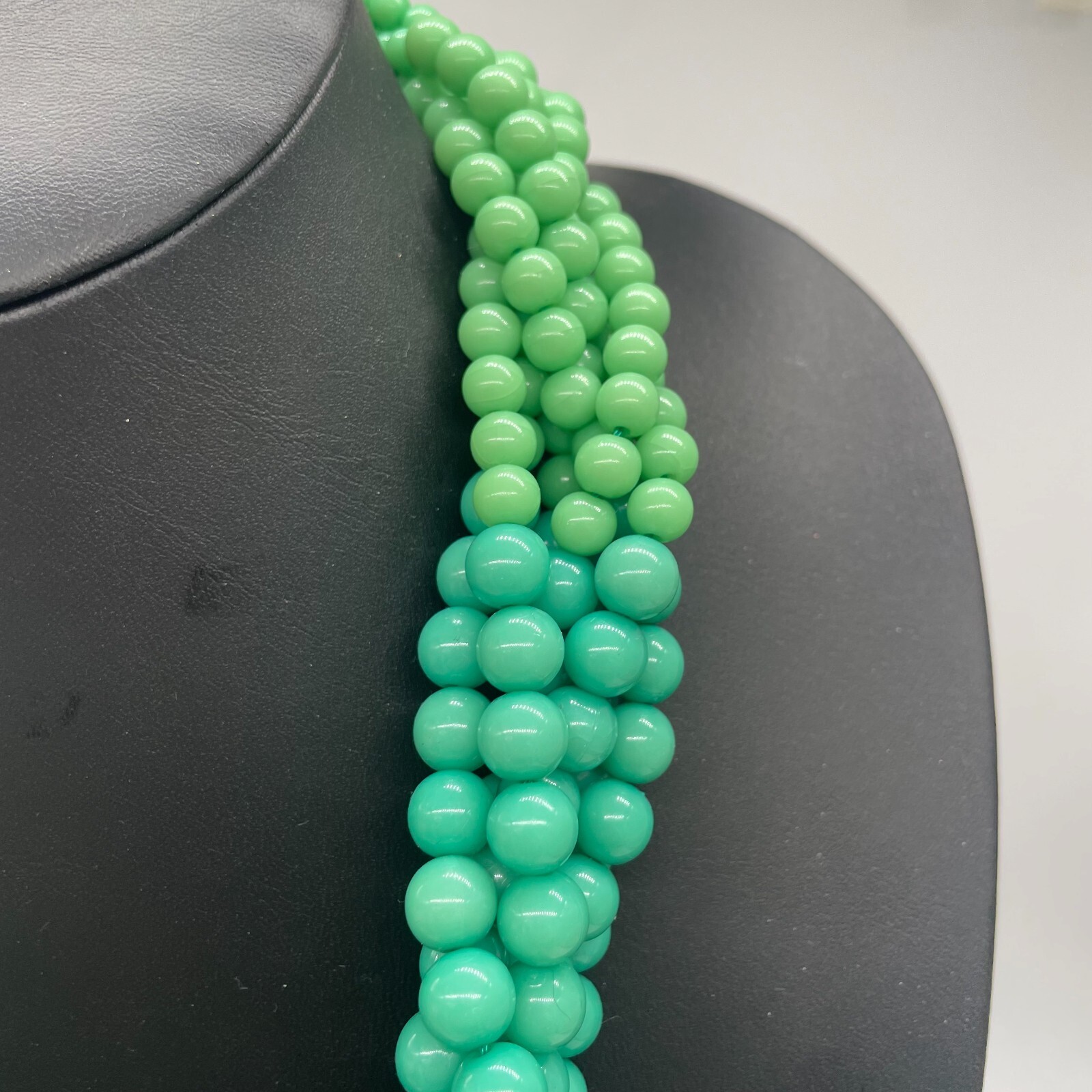 Multistrand Layered Beaded Statement Necklace Mul… - image 4