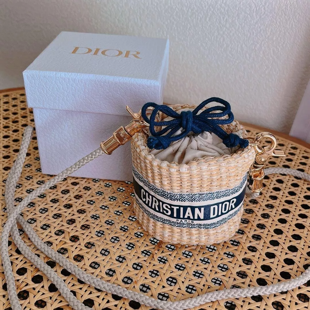 Sac paille Christian Dior mini sac bandoulière nouveauté rare du JAPON