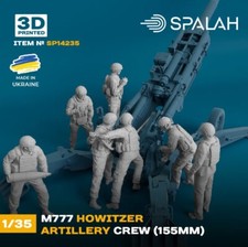 SPALAH 14235 1:35 Set of figures "M777 Howitzer Artillery Crew"
