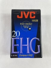 JVC Compact VHS Tape EHG TC-20 High Energy Magnetite