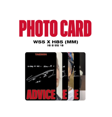 TAEMIN] Advice / Official Photocard - 2 | eBay