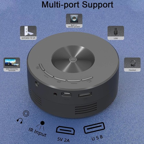 Mini Projector WiFi Portable LED Home Theater for Android TV Bluetooth USB 1080P - Picture 7 of 14