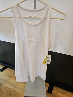 75% off Eleven By Venus Williams Break Point Tank top Woman s Medium White