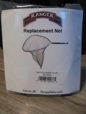 Ranger Standard Replacement Poly Fishing Net 36" Deep 36P Fits Hoop to 24"