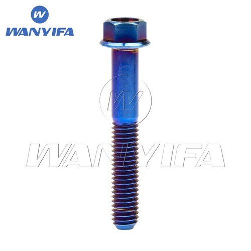 Ti Bolt M6 Flange Hex Head Screw 10 15 2025 30 35 40 45 50 55 60 75 80 90 100mm - Picture 11 of 12