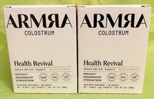 2x ARMRA Colostrum Health Revival Blood Orange  60Packets Immune Health  08/26