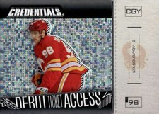 ILYA SOLOVYOV RC 2023-24 Upper Deck Credentials /799 ROOKIE #141 Flame ID:111080