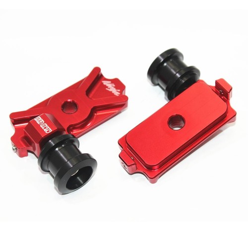MAD-MOTO Swingarm Spools Stand Screws Slider For ninja250 ninja300 13-15 RED - Picture 3 of 6