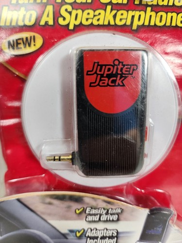 AS SEEN ON TV Jupiter Jack Make Your Cell Phone Hands Free Adapters Included NIB - 第 2/7 張圖片