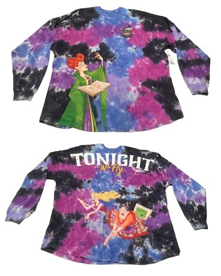 NEW Disney Parks 2022 Halloween Spirit Jersey - Hocus Pocus Tonight We Fly Large