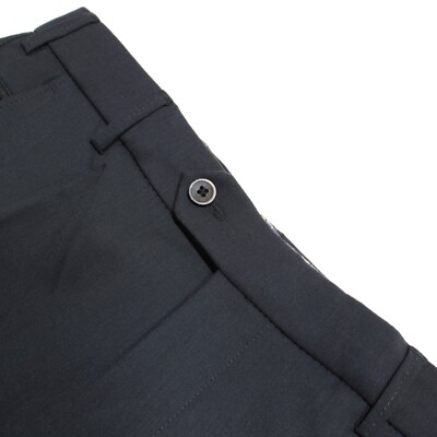Meyer NWT Dress Pants Size 94 Tall 32 US Bonn In Solid Blue Wool Blend