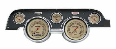 Classic Instruments 1967 - 68 Ford Mustang Gauge Cluster Black Dash