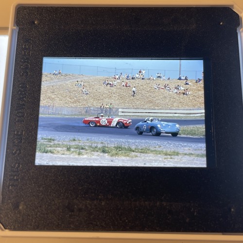 Porsche 356 Race Car 1970 Vintage Photo 35mm Slide RACE A - Picture 3 of 3
