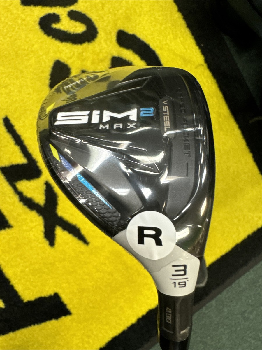 TaylorMade Golf SIM2 Max Hybrid Rescue Club, #3H (19 TaylorMade Golf SIM2 Max Hybrid Rescue Club, #3H (19